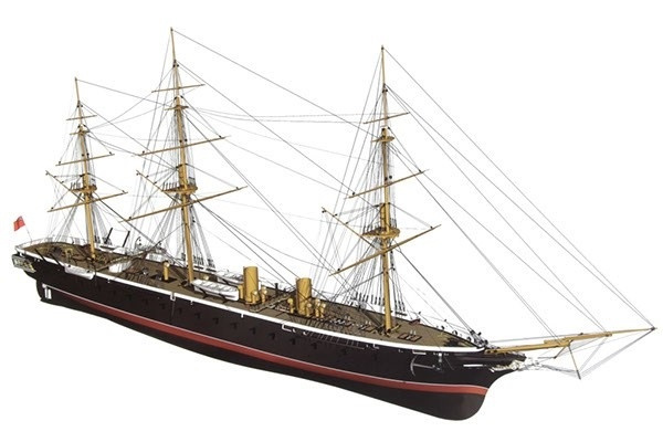 1:100 HMS Warrior -Wooden hull in the group Sport, leisure & Hobby / Hobby / Wooden model kits / Ships at TP E-commerce Nordic AB (A05449)
