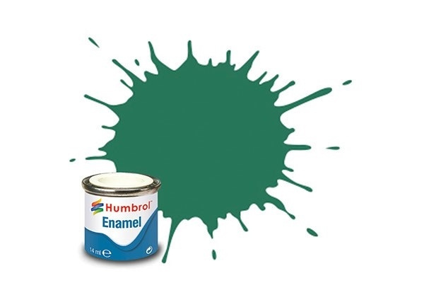 Paint enamel matt 14 ml mid green in the group Sport, leisure & Hobby / Hobby / Hobby colors / Humbrol / Oil based at TP E-commerce Nordic AB (A05574)