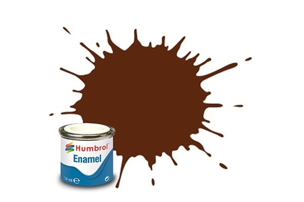 Paint enamel matt 14 ml german cam red brown in the group Sport, leisure & Hobby / Hobby / Hobby colors / Humbrol / Oil based at TP E-commerce Nordic AB (A05610)