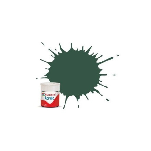 Acrylic maling US Dark Green 14ml - Mat in the group Sport, leisure & Hobby / Hobby / Hobby colors / Humbrol / Water-based at TP E-commerce Nordic AB (A05657)