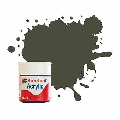 Acrylic maling 14ml dunkelgrün matt - replaced in the group Sport, leisure & Hobby / Hobby / Hobby colors / Humbrol / Water-based at TP E-commerce Nordic AB (A05684)