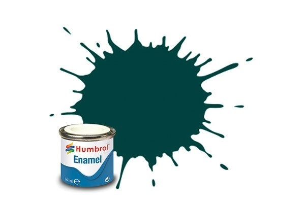 Paint enamel gloss 14 ml british racing green in the group Sport, leisure & Hobby / Hobby / Hobby colors / Humbrol / Oil based at TP E-commerce Nordic AB (A05719)