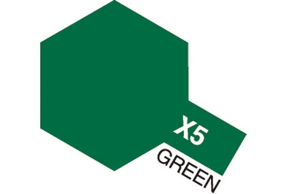 Acrylic Mini X-5 Green in the group Sport, leisure & Hobby / Hobby / Hobby colors / Tamiya / Water-based at TP E-commerce Nordic AB (A05781)