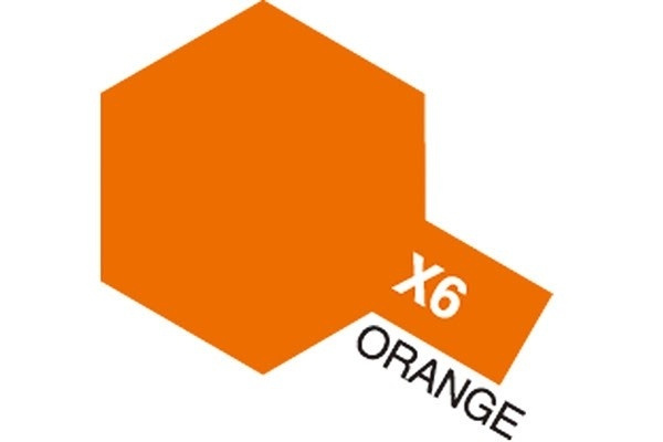 Acrylic Mini X-6 Orange in the group Sport, leisure & Hobby / Hobby / Hobby colors / Tamiya / Water-based at TP E-commerce Nordic AB (A05782)