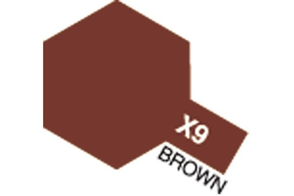 Acrylic Mini X-9 Brown in the group Sport, leisure & Hobby / Hobby / Hobby colors / Tamiya / Water-based at TP E-commerce Nordic AB (A05785)