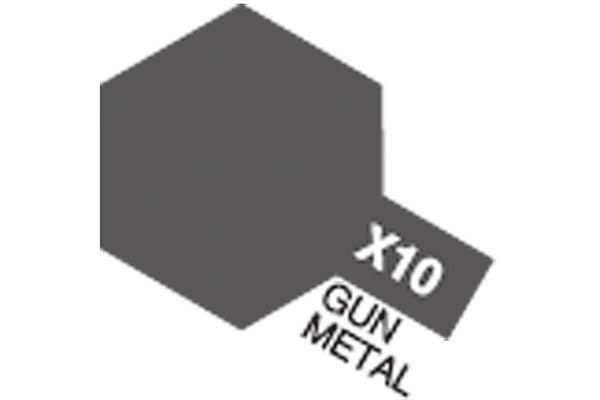 Acrylic Mini X-10 Gun Metal in the group Sport, leisure & Hobby / Hobby / Hobby colors / Tamiya / Water-based at TP E-commerce Nordic AB (A05786)