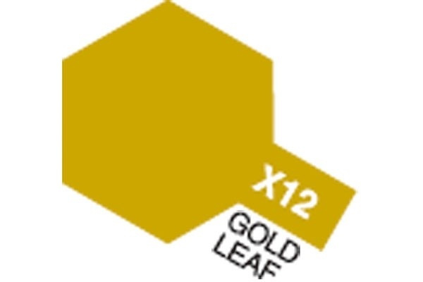 Acrylic Mini X-12 Gold Leaf in the group Sport, leisure & Hobby / Hobby / Hobby colors / Tamiya / Water-based at TP E-commerce Nordic AB (A05788)