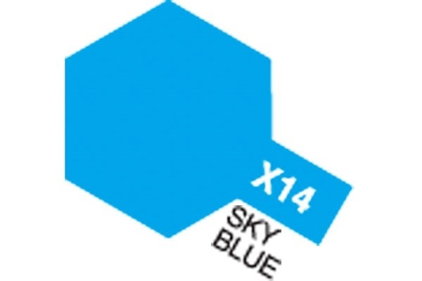Acrylic Mini X-14 Sky Blue in the group Sport, leisure & Hobby / Hobby / Hobby colors / Tamiya / Water-based at TP E-commerce Nordic AB (A05790)