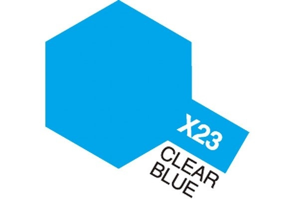 Acrylic Mini X-23 Clear Blue in the group Sport, leisure & Hobby / Hobby / Hobby colors / Tamiya / Water-based at TP E-commerce Nordic AB (A05799)