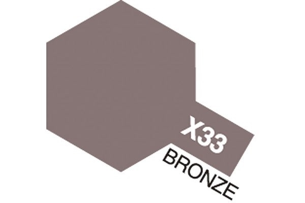 Acrylic Mini X-33 Bronze in the group Sport, leisure & Hobby / Hobby / Hobby colors / Tamiya / Water-based at TP E-commerce Nordic AB (A05807)