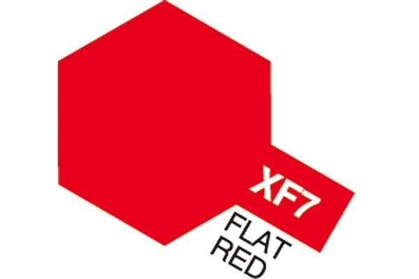 Acrylic Mini XF-7 Flat Red in the group Sport, leisure & Hobby / Hobby / Hobby colors / Tamiya / Water-based at TP E-commerce Nordic AB (A05816)