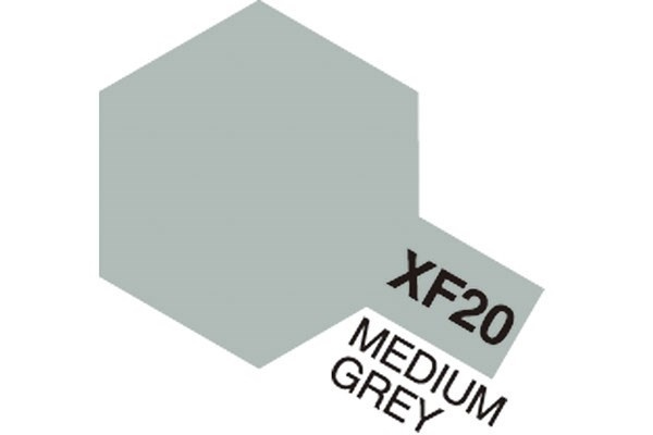 Acrylic Mini XF-20 Medium Grey in the group Sport, leisure & Hobby / Hobby / Hobby colors / Tamiya / Water-based at TP E-commerce Nordic AB (A05829)