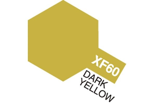 Acrylic Mini XF-60 Dark Yellow in the group Sport, leisure & Hobby / Hobby / Hobby colors / Tamiya / Water-based at TP E-commerce Nordic AB (A05849)