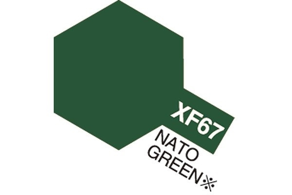 Acrylic Mini XF-67 NATO Green in the group Sport, leisure & Hobby / Hobby / Hobby colors / Tamiya / Water-based at TP E-commerce Nordic AB (A05856)