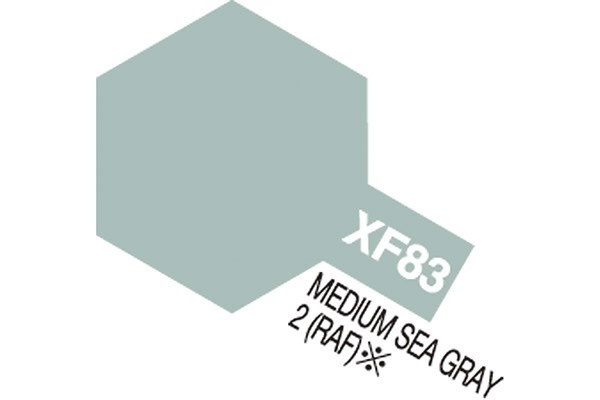 Acrylic Mini XF-83 Med. Sea Gray 2 RAF in the group Sport, leisure & Hobby / Hobby / Hobby colors / Tamiya / Water-based at TP E-commerce Nordic AB (A05872)