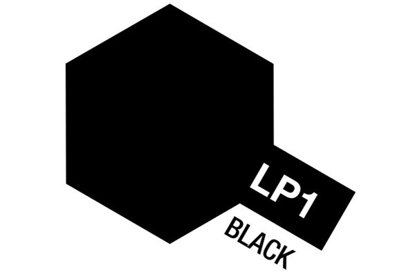 Tamiya Lacquer Paint LP-1 Black in the group Sport, leisure & Hobby / Hobby / Hobby colors / Tamiya / Varnished based at TP E-commerce Nordic AB (A05877)