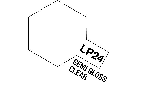 Tamiya Lacquer Paint LP-24 Semi Gloss Clear in the group Sport, leisure & Hobby / Hobby / Hobby colors / Tamiya / Varnished based at TP E-commerce Nordic AB (A05900)