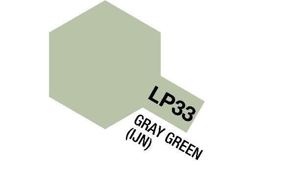 Tamiya Lacquer Paint LP-33 Gray Green (IJN) in the group Sport, leisure & Hobby / Hobby / Hobby colors / Tamiya / Varnished based at TP E-commerce Nordic AB (A05909)