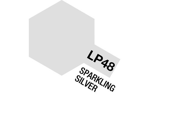 Tamiya Lacquer Paint LP-48 Sparkling Silver in the group Sport, leisure & Hobby / Hobby / Hobby colors / Tamiya / Varnished based at TP E-commerce Nordic AB (A05924)