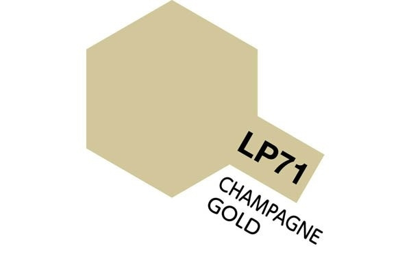 Tamiya Lacquer Paint LP-71 Champagne Gold in the group Sport, leisure & Hobby / Hobby / Hobby colors / Tamiya / Varnished based at TP E-commerce Nordic AB (A05951)