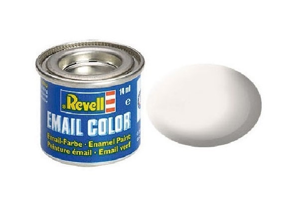 Revell white, matte, 14ml in the group Sport, leisure & Hobby / Hobby / Hobby colors / Revell / Oil based at TP E-commerce Nordic AB (A05964)