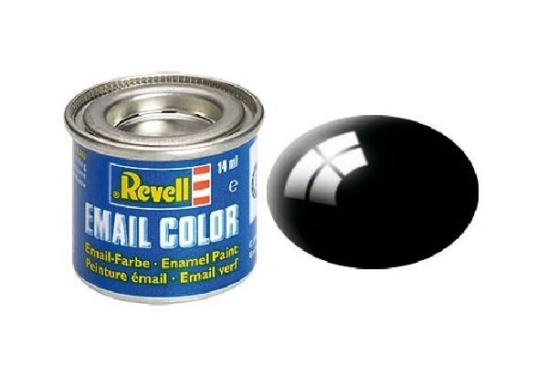 Revell black, gloss, 14ml in the group Sport, leisure & Hobby / Hobby / Hobby colors / Revell / Oil based at TP E-commerce Nordic AB (A05966)