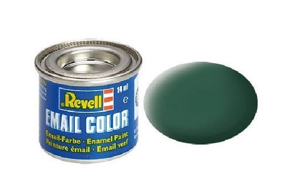Revell dark green, mat, 14ml in the group Sport, leisure & Hobby / Hobby / Hobby colors / Revell / Oil based at TP E-commerce Nordic AB (A05980)