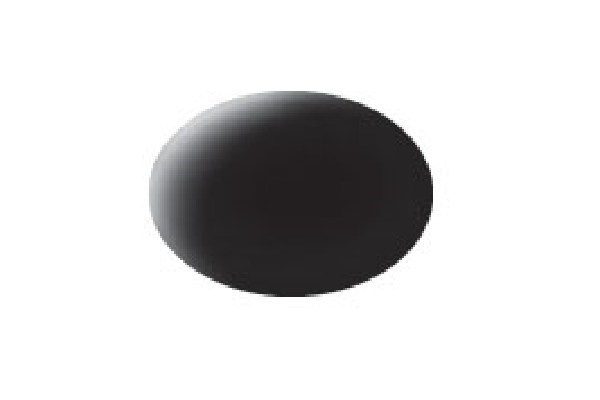 Revell Aqua black mat, 18ml in the group Sport, leisure & Hobby / Hobby / Hobby colors / Revell / Water-based at TP E-commerce Nordic AB (A06055)