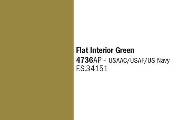 Italeri Flat Interior Green, 20ml in the group Sport, leisure & Hobby / Hobby / Hobby colors / Italeri / Water-based at TP E-commerce Nordic AB (A06174)