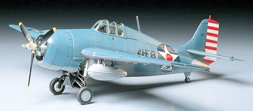 Tamiya 1/48 GRUMMAN F4F-4 WILDCAT in the group Sport, leisure & Hobby / Hobby / Plastic models / Airplanes/Helicopters at TP E-commerce Nordic AB (A06211)