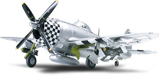 Tamiya 1/48 THUNDERBOLT P-47D BUBBLETOP in the group Sport, leisure & Hobby / Hobby / Plastic models / Airplanes/Helicopters at TP E-commerce Nordic AB (A06232)