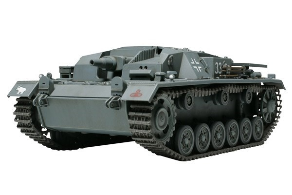 Tamiya 1/48 STURMGESCHUTZ III AUF.B in the group Sport, leisure & Hobby / Hobby / Plastic models / Military vehicles (land) at TP E-commerce Nordic AB (A06238)