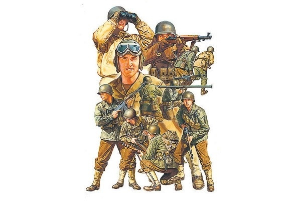 Tamiya 1/48 US ARMY INFANTRY GI in the group Sport, leisure & Hobby / Hobby / Plastic models / Figures at TP E-commerce Nordic AB (A06241)