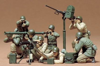 Tamiya 1/35 US KANON/MORTERGRUPPE in the group Sport, leisure & Hobby / Hobby / Plastic models / Figures at TP E-commerce Nordic AB (A06267)