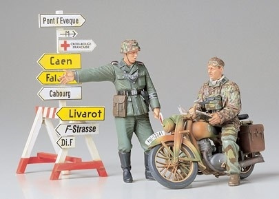 Tamiya 1/35 TYSK MOTORCYKEL ORDONNANS in the group Sport, leisure & Hobby / Hobby / Plastic models / Military vehicles (land) at TP E-commerce Nordic AB (A06333)