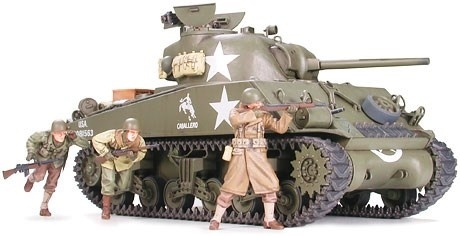 Tamiya 1/35 SHERMAN M4A3 75MM LATE in the group Sport, leisure & Hobby / Hobby / Plastic models / Military vehicles (land) at TP E-commerce Nordic AB (A06338)