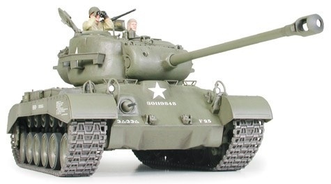 Tamiya 1/35 M26 PERSHING in the group Sport, leisure & Hobby / Hobby / Plastic models / Military vehicles (land) at TP E-commerce Nordic AB (A06342)