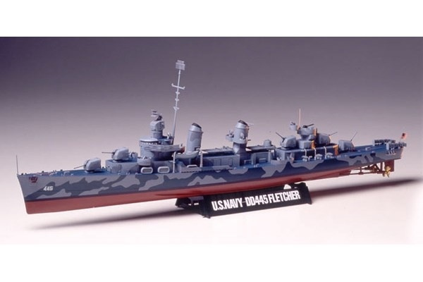 Tamiya 1/350 U S NAVY DD445 FLETCHER CLASS in the group Sport, leisure & Hobby / Hobby / Plastic models / Ships at TP E-commerce Nordic AB (A06367)