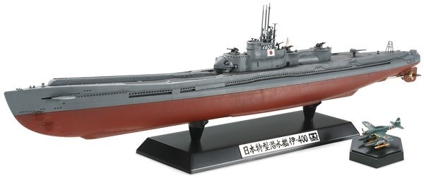 Tamiya 1/350 Japanese Navy Submarine I-400 in the group Sport, leisure & Hobby / Hobby / Plastic models / Ships at TP E-commerce Nordic AB (A06430)