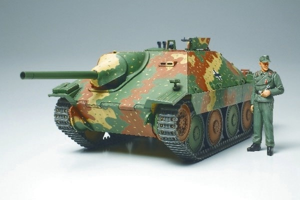 Tamiya 1/35 Hetzer Mid production in the group Sport, leisure & Hobby / Hobby / Plastic models / Military vehicles (land) at TP E-commerce Nordic AB (A06432)