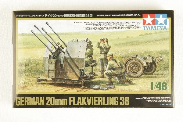 Tamiya 1/48 German 20mm flak 38 in the group Sport, leisure & Hobby / Hobby / Plastic models / Military vehicles (land) at TP E-commerce Nordic AB (A06437)