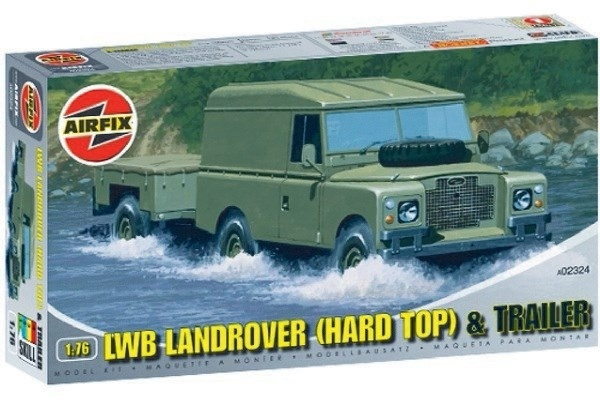 Airfix LWB Landrover(hard top) & Trailer 03/08 in the group Sport, leisure & Hobby / Hobby / Plastic models / Military vehicles (land) at TP E-commerce Nordic AB (A06443)