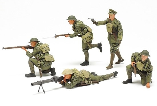 Tamiya 1/35 WWI British Infantry Set in the group Sport, leisure & Hobby / Hobby / Plastic models / Figures at TP E-commerce Nordic AB (A06535)