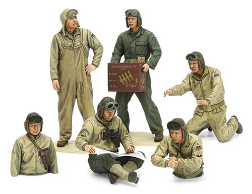 Tamiya 1/35 US Tank Crew Euro Theater in the group Sport, leisure & Hobby / Hobby / Plastic models / Military vehicles (land) at TP E-commerce Nordic AB (A06574)