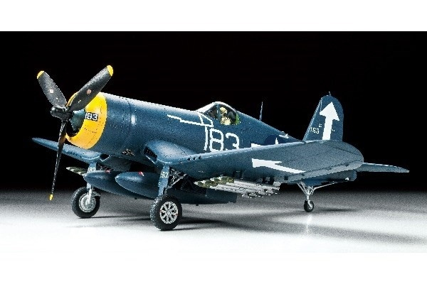 Tamiya 1/32 F4U-1D Corsair in the group Sport, leisure & Hobby / Hobby / Plastic models / Airplanes/Helicopters at TP E-commerce Nordic AB (A06652)