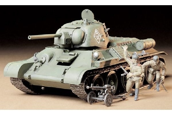 Tamiya 1/35 T34/76, \'ChTZ\' Ver. in the group Sport, leisure & Hobby / Hobby / Plastic models / Military vehicles (land) at TP E-commerce Nordic AB (A06661)