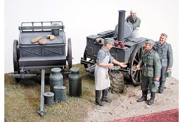 Tamiya 1/35 German Field Kitchen Scenery in the group Sport, leisure & Hobby / Hobby / Plastic models / Military vehicles (land) at TP E-commerce Nordic AB (A06680)