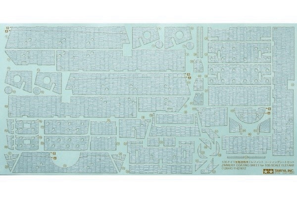 Tamiya 1/35 Elefant Zim Sheet in the group Sport, leisure & Hobby / Hobby / Plastic models / Military vehicles (land) at TP E-commerce Nordic AB (A06722)