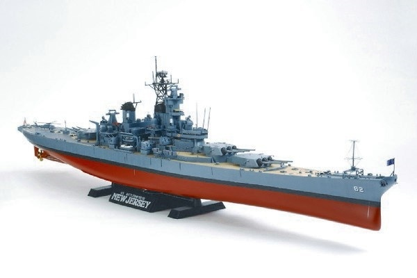 Tamiya 1/350 New Jersey with Detail in the group Sport, leisure & Hobby / Hobby / Plastic models / Ships at TP E-commerce Nordic AB (A06723)