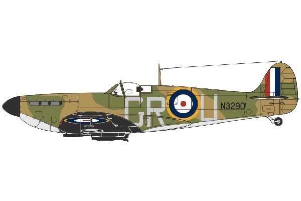 Airfix Supermarine Spitfire MkIa 1:72 in the group Sport, leisure & Hobby / Hobby / Plastic models / Airplanes/Helicopters at TP E-commerce Nordic AB (A06773)